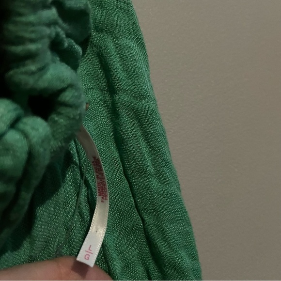 New! Free People free-est Knot It Up Low-back Jumpsuit in Green 28072 - Picture 8 of 13